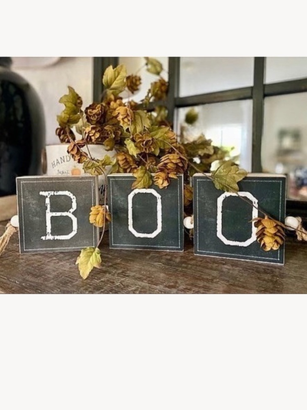 BOO/EEK Reversible Halloween Sign